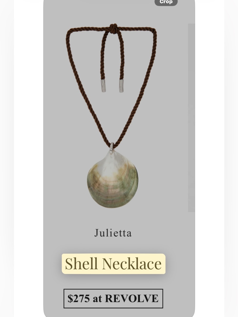 Huge Shell Rope Necklace - Picture 10 of 10